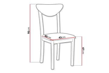 Patrickswell Matstol - Svart - Products - Möbler - Fåtölj & stolar - Matstol & köksstol
