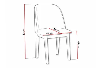 Patrickswell Matstol - Svart - Products - Möbler - Fåtölj & stolar - Matstol & köksstol