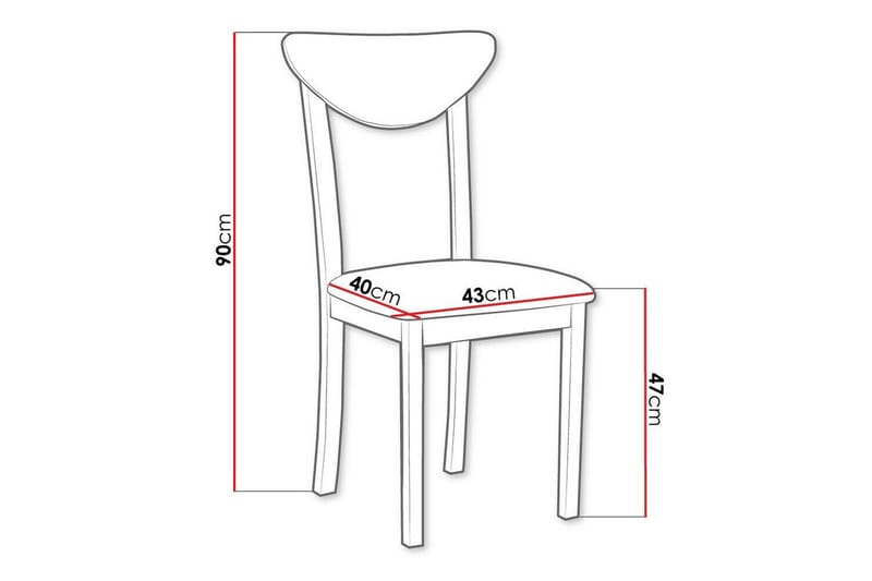 Patrickswell Matstol - Vit - Products - Möbler - Fåtölj & stolar - Matstol & köksstol