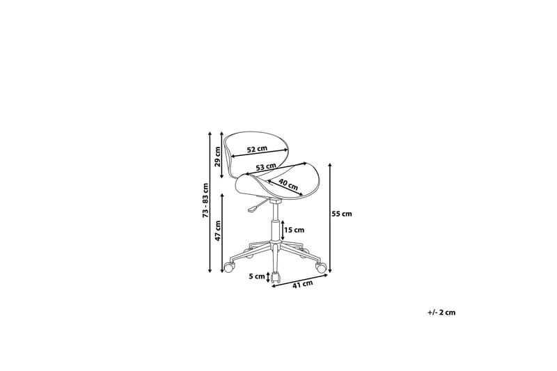 Rotterdam Kontorsstol - Vit - Products - Möbler - Fåtölj & stolar - Kontorsstol & skrivbordsstol