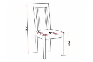 Rowden Matstol - Svart - Products - Möbler - Fåtölj & stolar - Matstol & köksstol