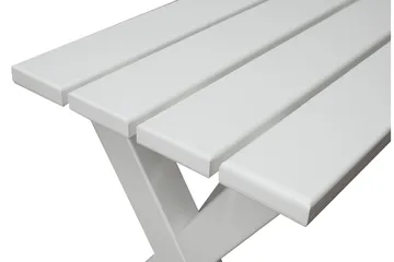 Scottsdale Sittbänk 140 cm Vit - KWA - Products - Möbler - Fåtölj & stolar - Sittbänk