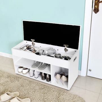 Marko hallbänk - Vit - Vit - Products - Möbler - Fåtölj & stolar - Sittbänk