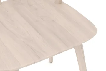 Tyrö Karmstol & matstol i massiv trä - Whitewash - Products - Möbler - Fåtölj & stolar - Karmstol