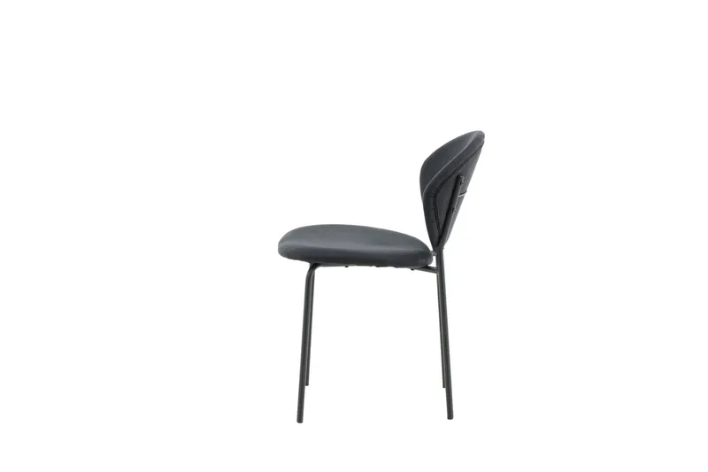 Vault Matstol - Svart - Products - Möbler - Fåtölj & stolar - Matstol & köksstol