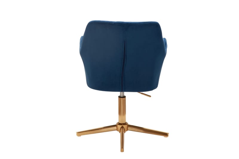 Willowdale Kontorsstol med Armstöd - Mörkblå/Guld - Products - Möbler - Fåtölj & stolar - Kontorsstol & skrivbordsstol