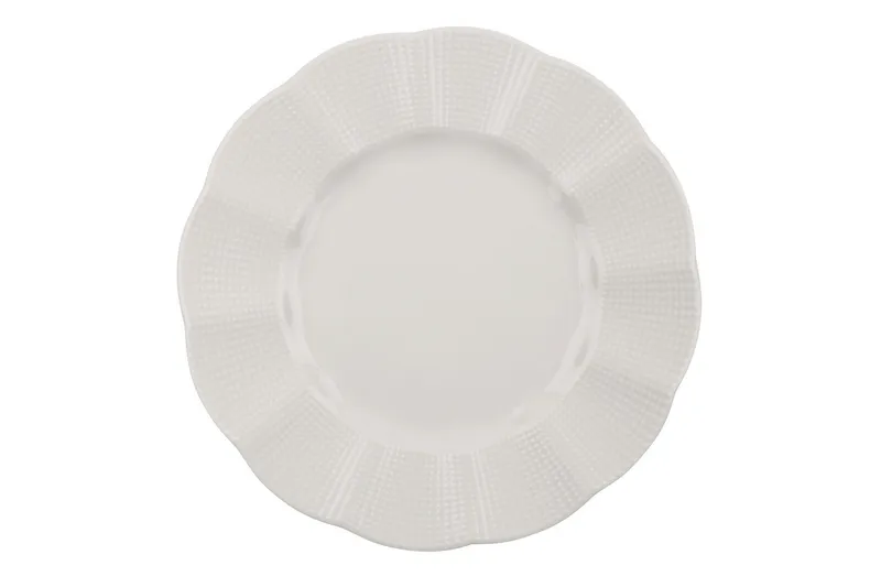 Adine Middagsservis 24 Delar Porslin - Creme - Products - Servering & matlagning - Porslin