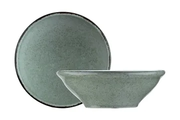 Adine Tallriksset 24 Delar - Porslin/Grön - Products - Servering & matlagning - Tallrikar & skålar - Tallrikar set