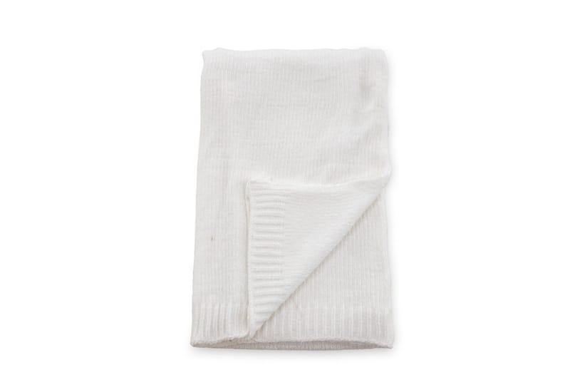 Ally Pläd 130x170 cm - Vit - Products - Textil & mattor - Filt & pläd