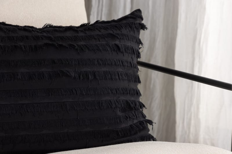 Edith Kuddfodral - Svart - Products - Textil & mattor - Kudde & kuddfodral - Kuddfodral