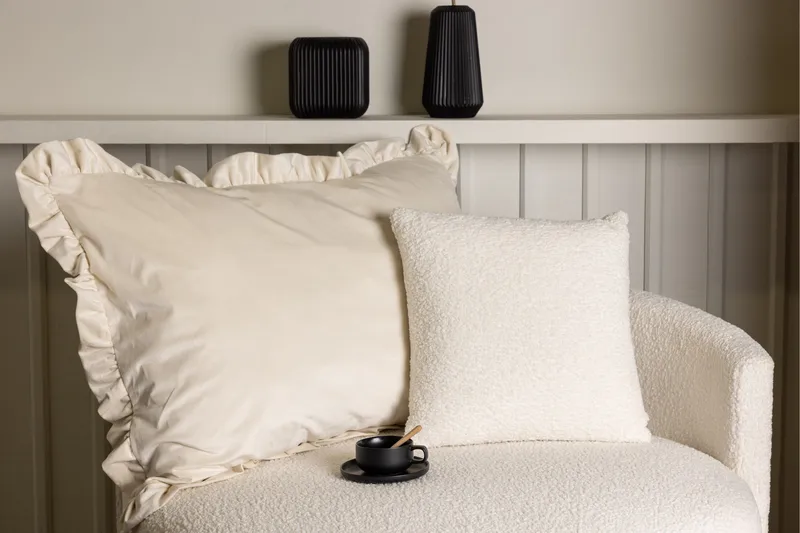 Hailey Kuddfodral - Vit - Products - Textil & mattor - Kudde & kuddfodral - Kuddfodral