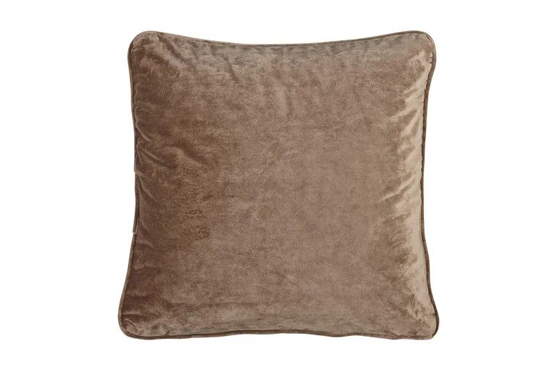Sameta Kuddfodral 45x45 cm Sammet - Brun - Products - Textil & mattor - Kudde & kuddfodral - Kuddfodral