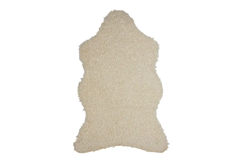 Mahto Fårskinn 60x110 cm Rektangulär, Offwhite