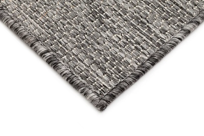 Madrid Square Flatvävd Matta 160x230 - Grå/Vit - Products - Textil & mattor - Matta - Flatvävd matta