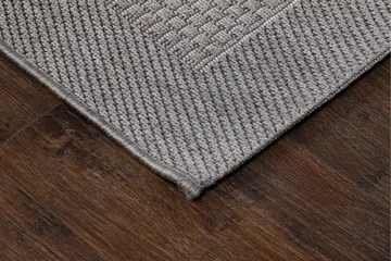 Miami Flatvävd Matta 133x190 cm - Grå - Products - Textil & mattor - Matta - Flatvävd matta