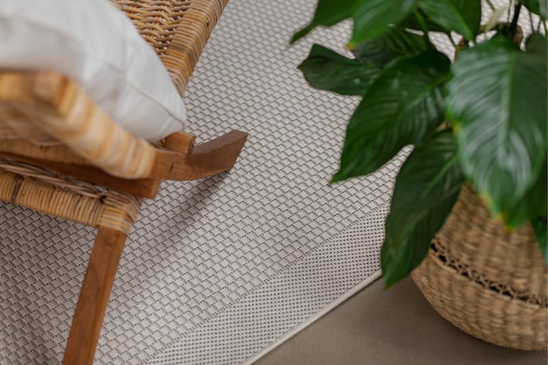 Miami Flatvävd Matta 240x340 cm - Vit - Products - Textil & mattor - Matta - Flatvävd matta