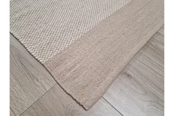 Alva Bomullsmatta 240x240 cm Kvadratisk - Sand - Products - Textil & mattor - Matta - Modern matta - Bomullsmatta