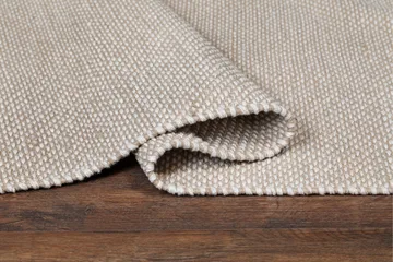Alva Bomullsmatta 240x240 cm Kvadratisk - Sand - Products - Textil & mattor - Matta - Modern matta - Bomullsmatta