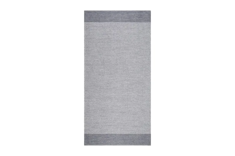 Alva Bomullsmatta 75x280 cm Oval - Grå - Products - Textil & mattor - Matta - Modern matta - Bomullsmatta