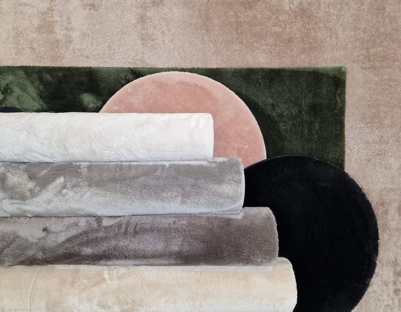 Cozy Ryamatta 200x290 cm Rektangulär - Silver - Products - Textil & mattor - Matta - Modern matta - Ryamatta