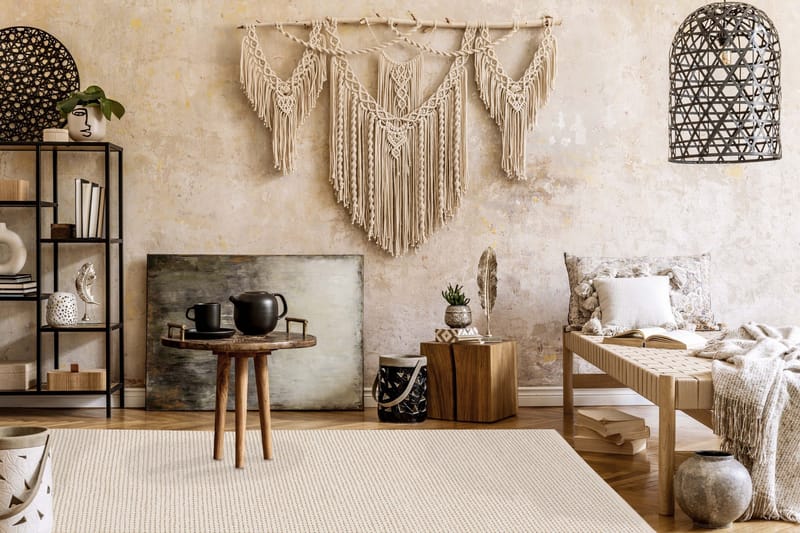 Dalarö Ullmatta 140x200 cm - Vit - Products - Textil & mattor - Matta - Modern matta - Ullmatta