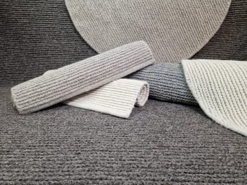 Dalarö Ullmatta 200 cm Rund - Vit - Products - Textil & mattor - Matta - Modern matta - Ullmatta