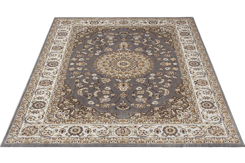 Dubai Medallion Wiltonmatta 160x230 cm - Grå - Products - Textil & mattor - Matta - Modern matta - Wiltonmatta