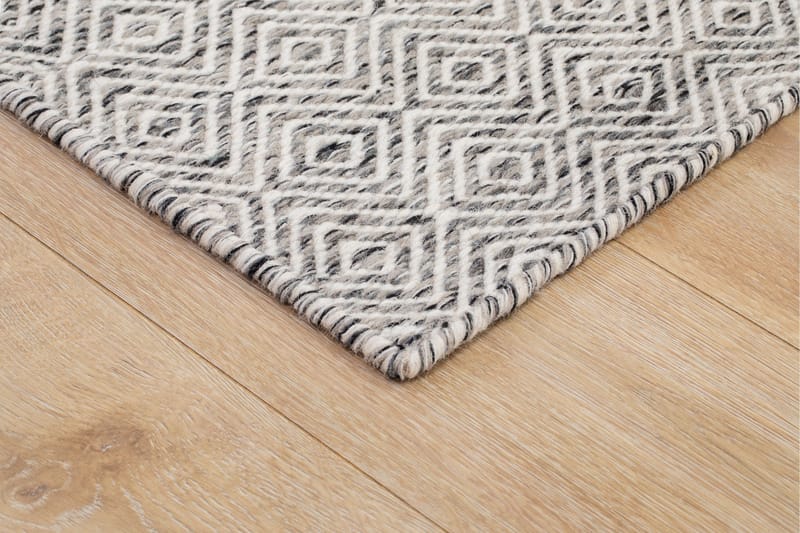 Gåsöga Ullmatta 160x230 cm Rektangulär - Grå - Products - Textil & mattor - Matta - Modern matta - Ullmatta