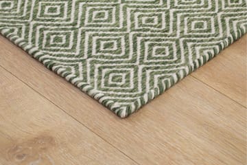 Gåsöga Ullmatta 160x230 cm Rektangulär - Grön - Products - Textil & mattor - Matta - Modern matta - Ullmatta