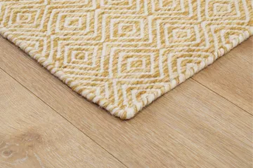 Gåsöga Ullmatta 160x230 cm Rektangulär - Gul - Products - Textil & mattor - Matta - Modern matta - Ullmatta