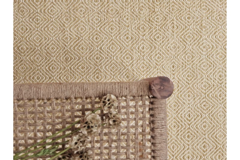 Gåsöga Ullmatta 160x230 cm Rektangulär - Gul - Products - Textil & mattor - Matta - Modern matta - Ullmatta