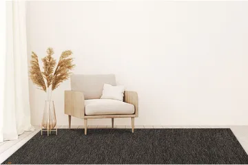 Gåsöga Ullmatta 160x230 cm Rektangulär - Svart/Vit - Products - Textil & mattor - Matta - Modern matta - Ullmatta