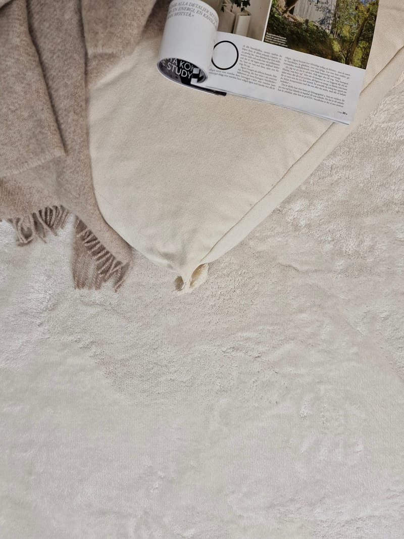 Cozy Ryamatta 240x340 cm Rektangulär - Vit - Products - Textil & mattor - Matta - Modern matta - Ryamatta