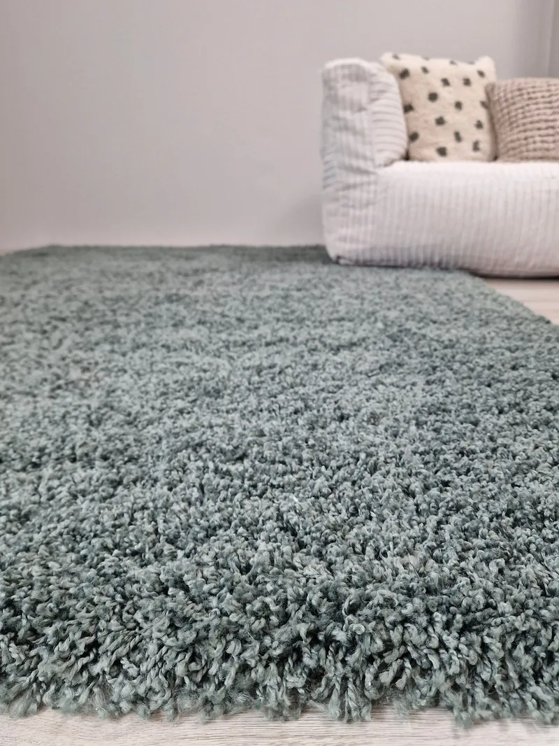 Lounge Ryamatta 200x290 cm Rektangulär - Grön - Products - Textil & mattor - Matta - Modern matta - Ryamatta