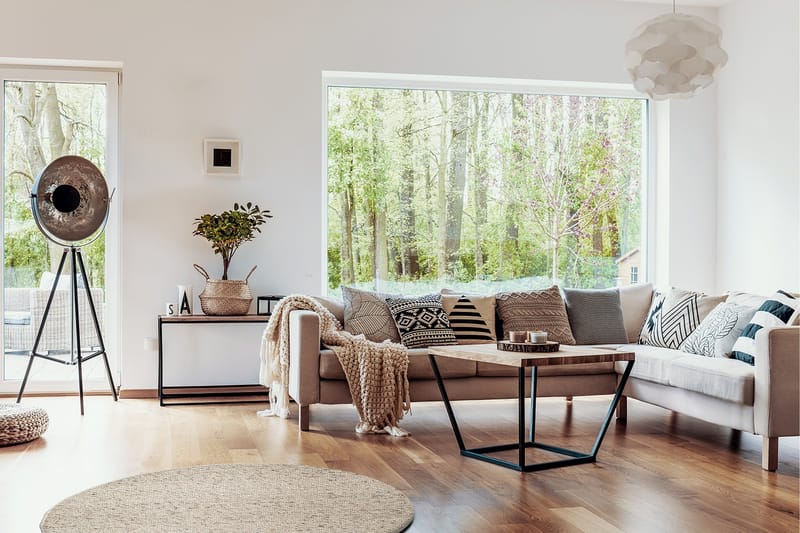 Skagen Ullmatta 160 cm Rund - Naturmelange - Products - Textil & mattor - Matta - Modern matta - Ullmatta