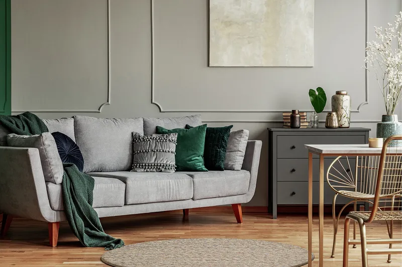 Skagen Ullmatta 200 cm Rund - Sandmelange - Products - Textil & mattor - Matta - Modern matta - Ullmatta