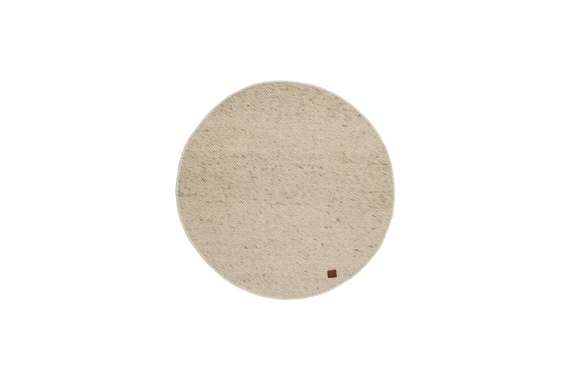 Skagen Ullmatta 240 cm Rund, Naturmelange