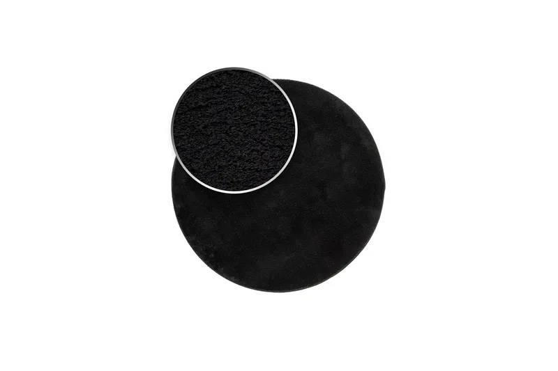 Soft Wiltonmatta Rund 120 cm - Svart - Products - Textil & mattor - Matta - Modern matta - Wiltonmatta