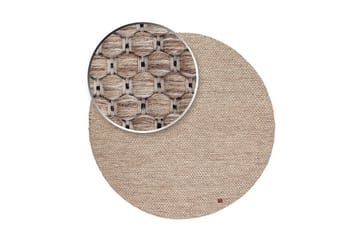 Torekov Ullmatta Rund 240 cm - Linne - Products - Textil & mattor - Matta - Modern matta - Ullmatta