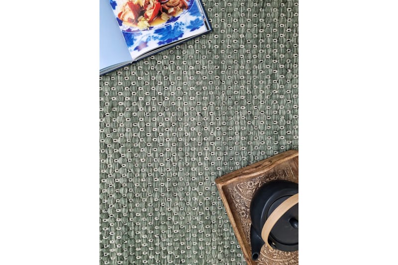 Torekov Ullmatta Rund 200 cm - Grön - Products - Textil & mattor - Matta - Modern matta - Ullmatta