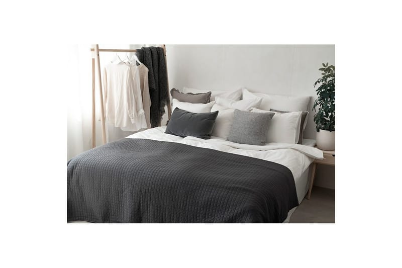 Sängöverkast Borganäs of Sweden - 250 x 250 cm, Grå - Products - Textil & mattor - Sängkläder - Överkast