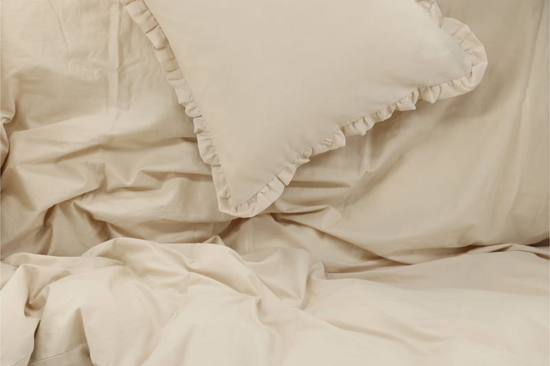 Lias Bäddset 2-Dels 150x200/50x60 cm - Beige - Products - Textil & mattor - Sängkläder - Bäddset & påslakanset - Påslakanset dubbelsäng