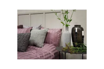 Påslakanset Dubbelsäng 3-Dels Satin - Lila - Products - Textil & mattor - Sängkläder - Bäddset & påslakanset - Påslakanset dubbelsäng