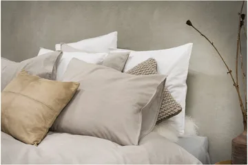 P åslakanset Enkelsäng 2-Dels Washed - Greige - Products - Textil & mattor - Sängkläder - Bäddset & påslakanset - Påslakanset dubbelsäng