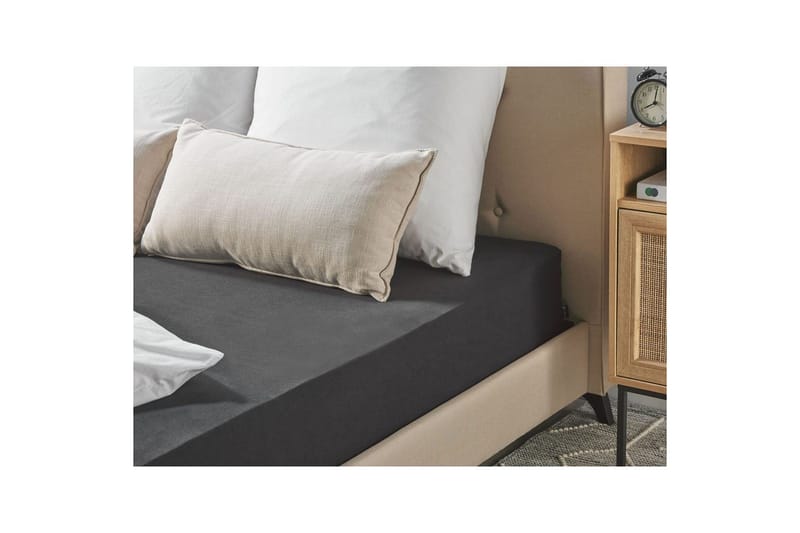 Dra-på-lakan Hofuf Svart, 200x200 cm - Svart, 200x200 cm - Products - Textil & mattor - Sängkläder - Lakan - Dra på lakan