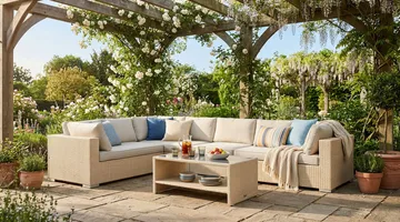 Bahamas Högermodul utomhus 140 cm - Beige - Products - Utemöbler & utemiljö - Övrigt utemöbler - Moduler utesoffa