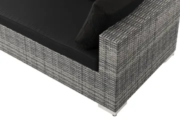 Bahamas Vänstermodul utomhus 140 cm i konstrotting - Grå - Products - Utemöbler & utemiljö - Övrigt utemöbler - Moduler utesoffa - Vänstermodul utesoffa
