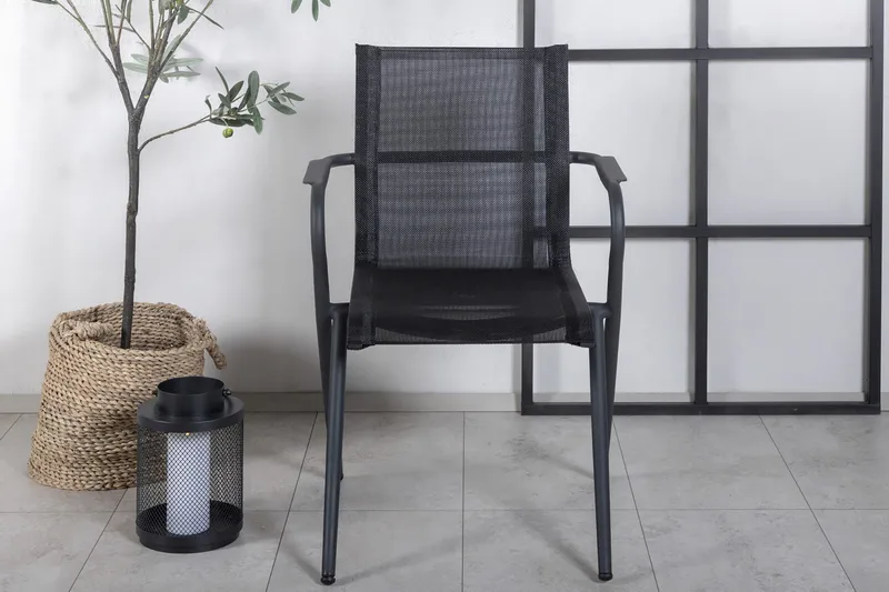 Alina Matstol Utomhus - Svart - Products - Utemöbler & utemiljö - Balkong & altan - Balkongmöbler - Balkongstol