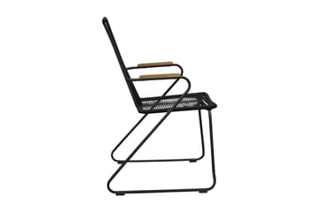Bois Karmstol Utomhus Svart - Venture Home - Products - Utemöbler & utemiljö - Balkong & altan - Balkongmöbler - Balkongstol