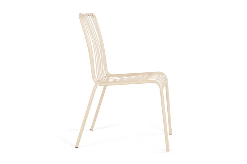 Jarva Matstol Utomhus i metall för balkong och uteplats - Beige - Products - Utemöbler & utemiljö - Balkong & altan - Balkongmöbler - Balkongstol